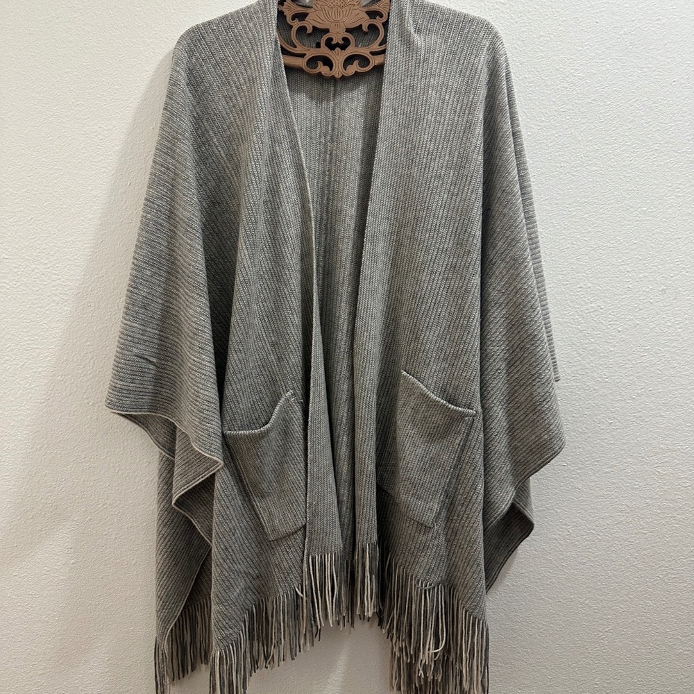 Steve Madden Fringe Shawl